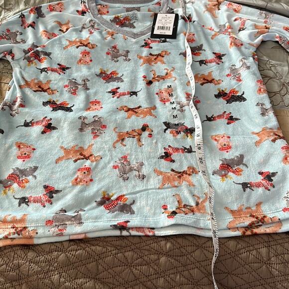 CuddlDuds | Dog Print Pajama Top Size  Size M NWT - Picture 8 of 8